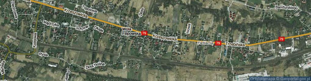 Zdjęcie satelitarne Wąska ul.